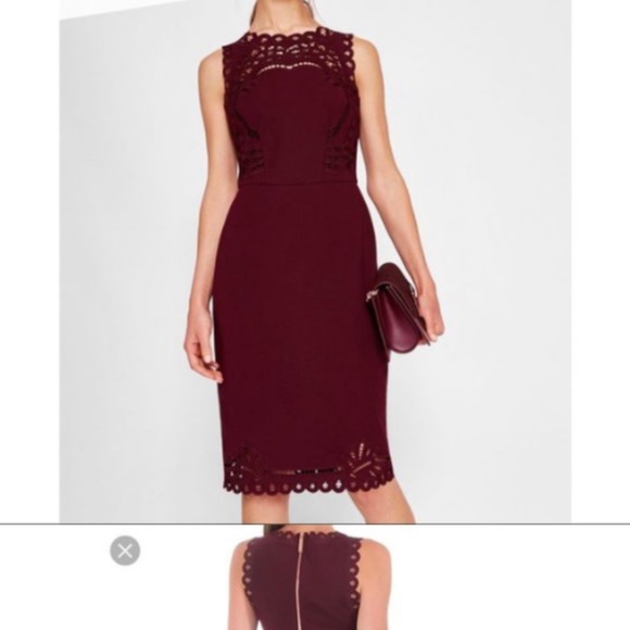Ted Baker Verita Midi Dress - Size 0 - Picture 4 of 5